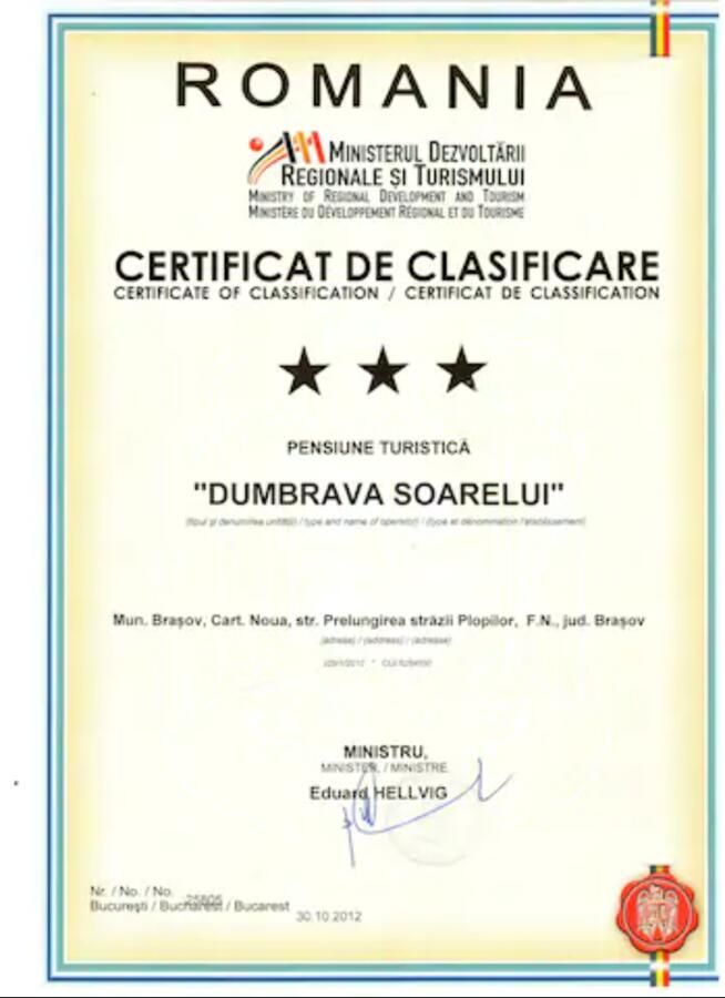 Гостевой дом Dumbrava Soarelui Брашов-5